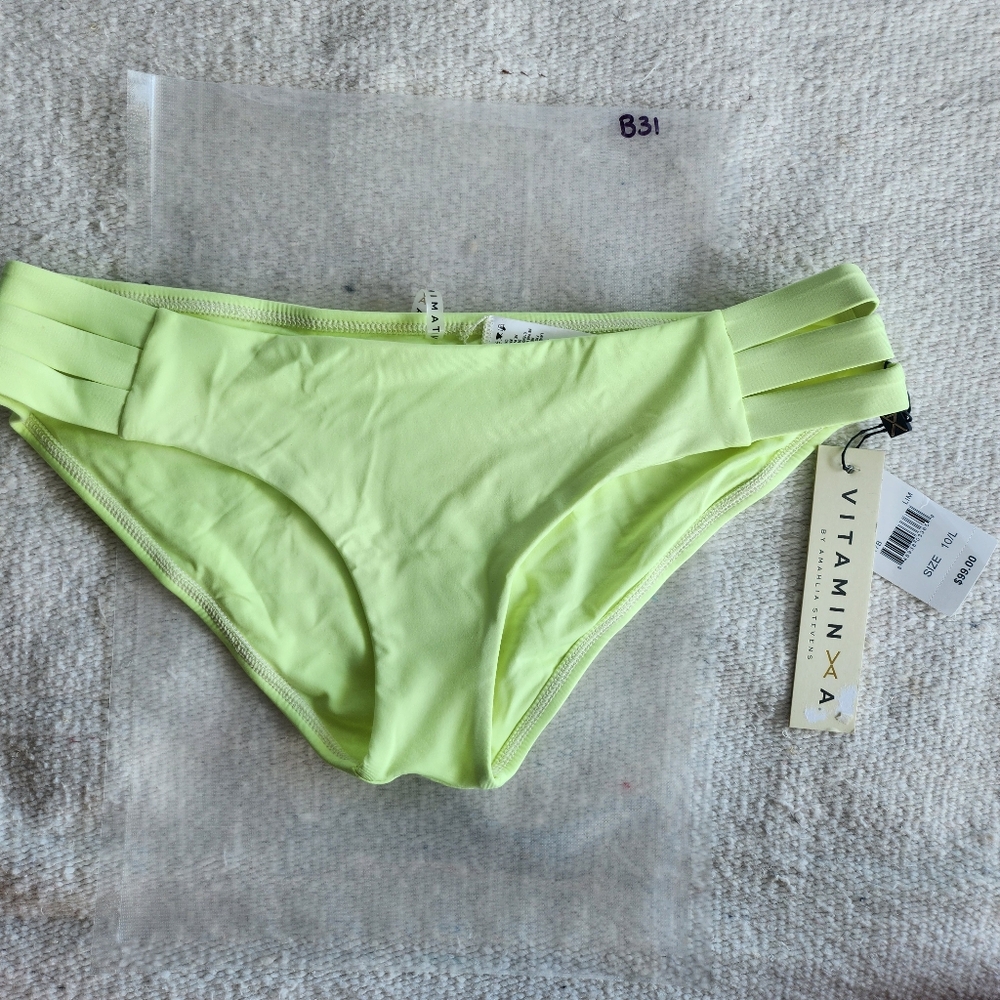 Vitamin A bikini bottoms size 10